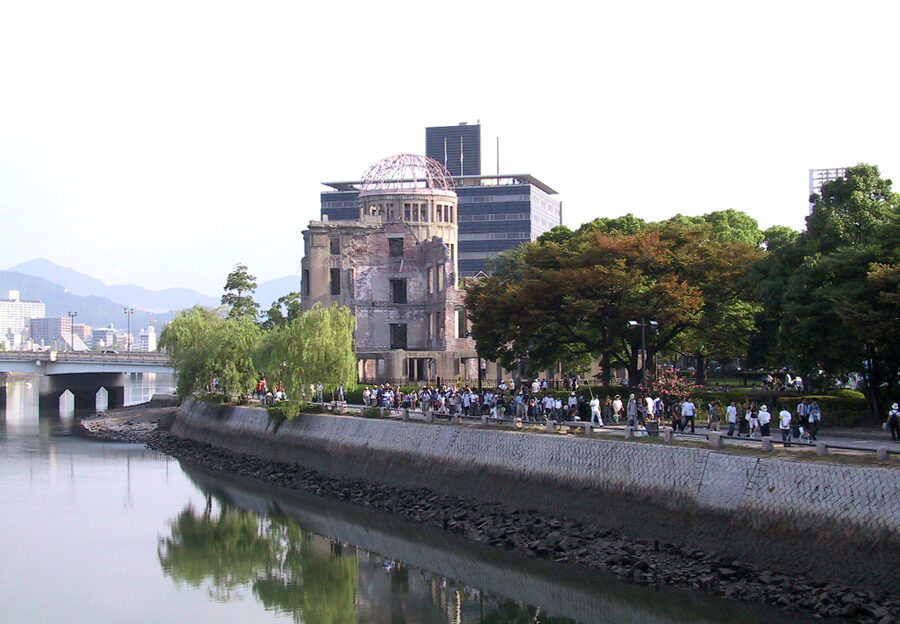 Hiroshima Genbaku Dome former Industrial Promotion Hall surviving structure August bombing