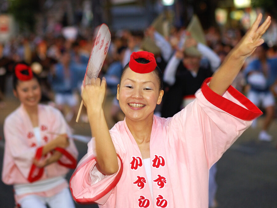 Awa Odori 2008 night parade Tokushima
