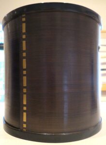 Taisho-period bentwood hibachi brazier from the Honolulu Museum of Art collection showing the classical round wooden form