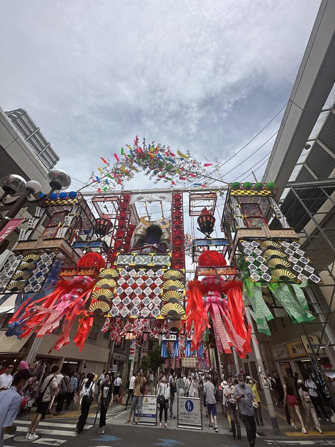 Hiratsuka Tanabata Festival decorations 2023