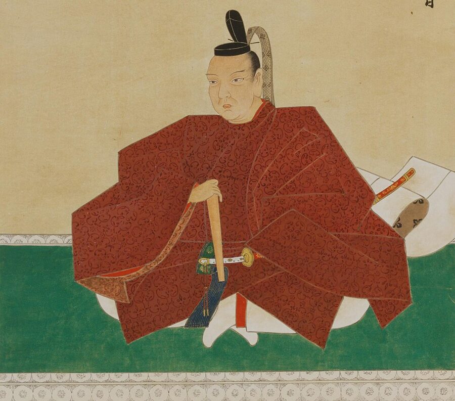 Portrait of Tsugaru Nobuhira second daimyo of Hirosaki Domain who inherited the castle project in 1607 and completed it in just over one year between 1610 and 1611