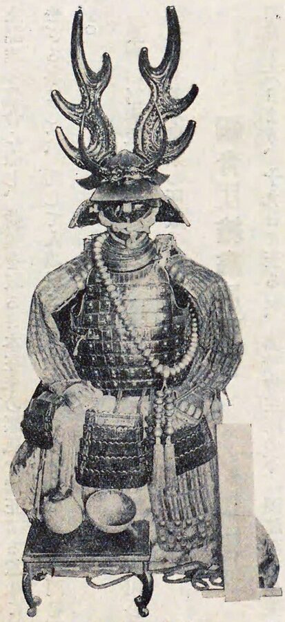 Honda Tadakatsus iconic deer-antler-crest helmet and black-laced armor worn in campaigns from Mikatagahara 1573 to Sekigahara 1600
