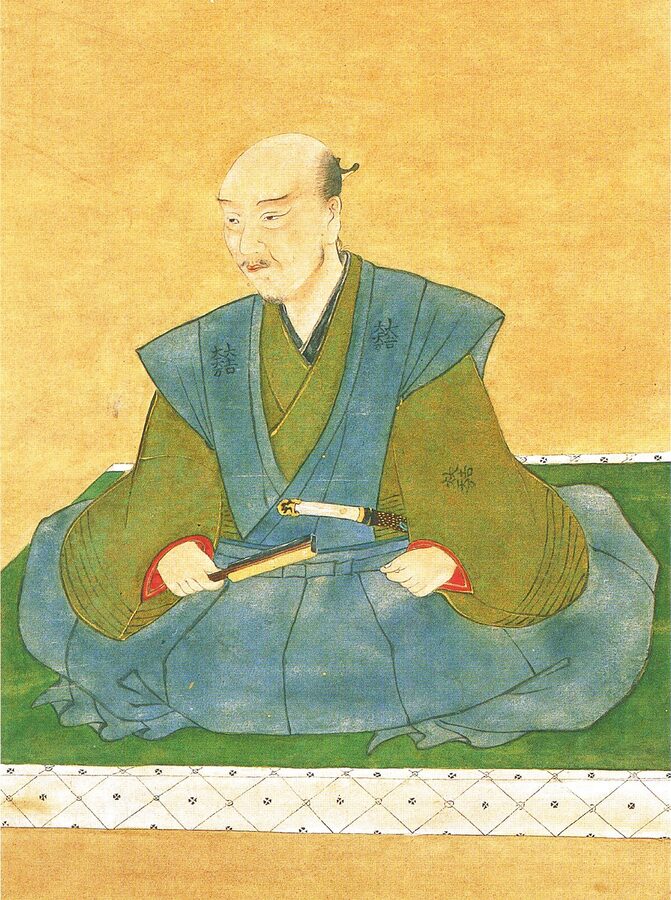 Edo-period portrait of Ishida Mitsunari who issued the hostage ultimatum that triggered Gracia's death on 17 July 1600