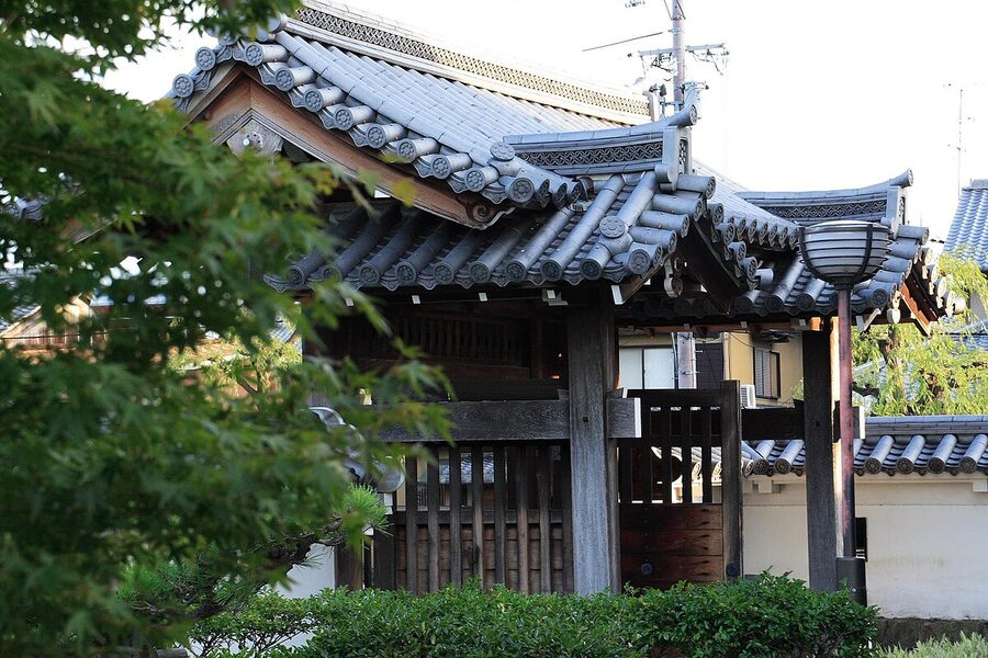 The 1992 reconstruction of Shoryuji Castle in Nagaokakyo Kyoto which hosts the annual Gracia Festival