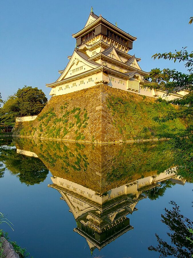 Kokura Castle in Kitakyushu Fukuoka prefecture built by Hosokawa Tadaoki in 1602 as the Buzen seat