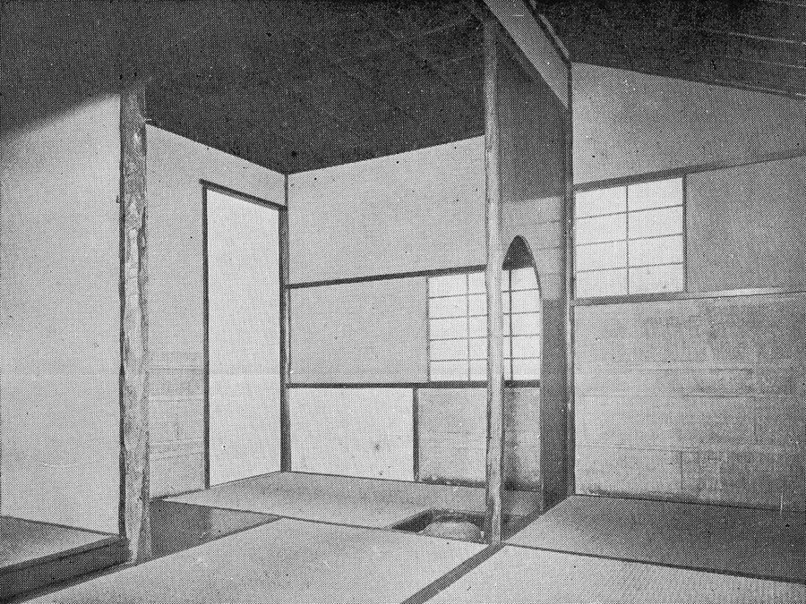 Jo-an teahouse in Urakuen garden Inuyama one of three National Treasure tea rooms in Japan