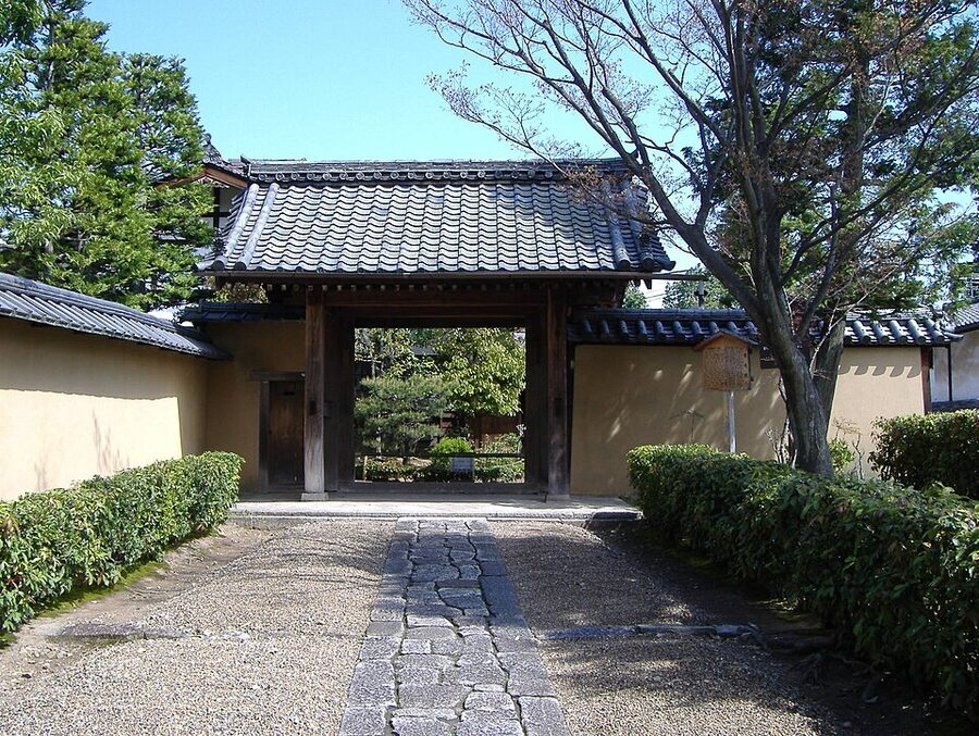 Jukoin subtemple at Daitokuji in Kyoto where Sen no Rikyu is buried, the final resting place of the tea master after the 1591 seppuku