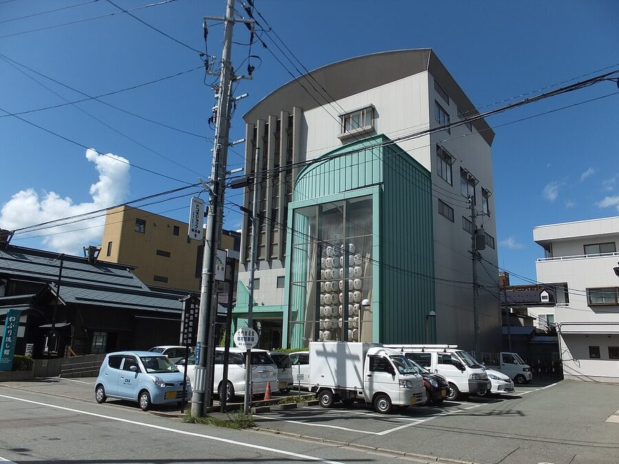 Neburi Nagashi Museum interior with kanto pole display