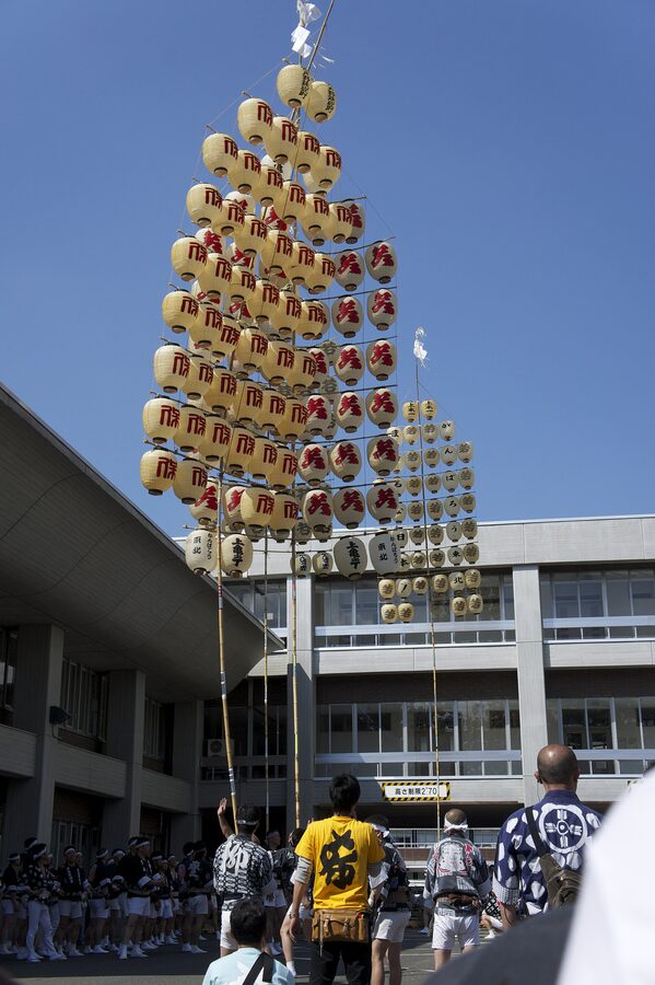 Akita Kanto demonstrated at Tohoku Rokkonsai Festival in Morioka
