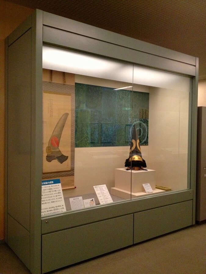 Seitanhi birthplace marker monument for Kato Kiyomasa at Nakamura Park Nagoya