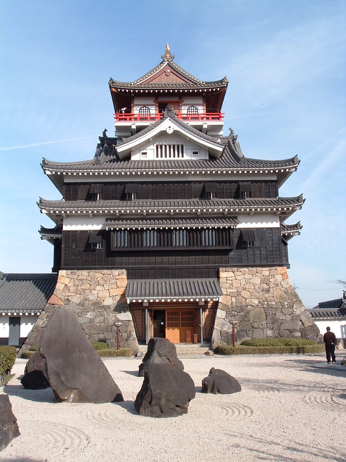 Reconstructed keep of Kiyosu Castle in Kiyosu City Aichi Prefecture, where Oda Nobunaga consolidated his hold on Owari Province from 1555