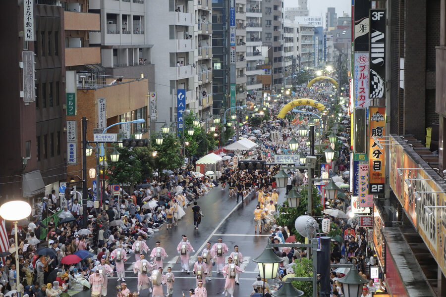 Koenji Awa Odori street parade Tokyo