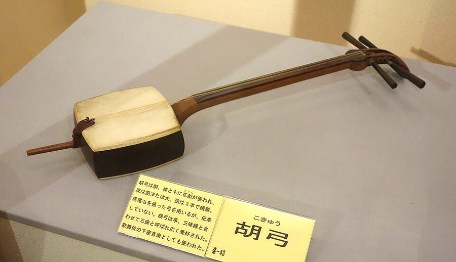 Exhibit display at the Sanada Treasure Museum Kokyuu in Matsushiro Nagano Prefecture