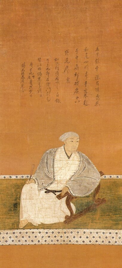 Portrait of Kuroda Yoshitaka known as Kanbei, the Hideyoshi advisor born at Himeji Castle in 1546 and later its castellan
