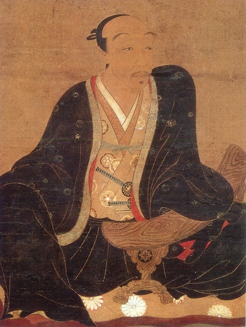 Edo-period formal portrait of Maeda Toshiie founder of the Kaga one-million-koku domain and member of the Toyotomi Five Regents