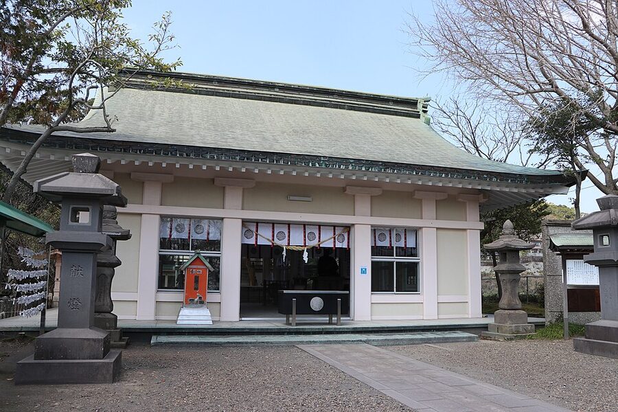 Nanshu-jinja shrine in Kagoshima dedicated to Saigo Takamori and the Satsuma Rebellion dead 1880 founded