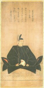 Formal portrait of Ii Naomasa the Red Devil of the Tokugawa Four Heavenly Kings founder of Hikone domain