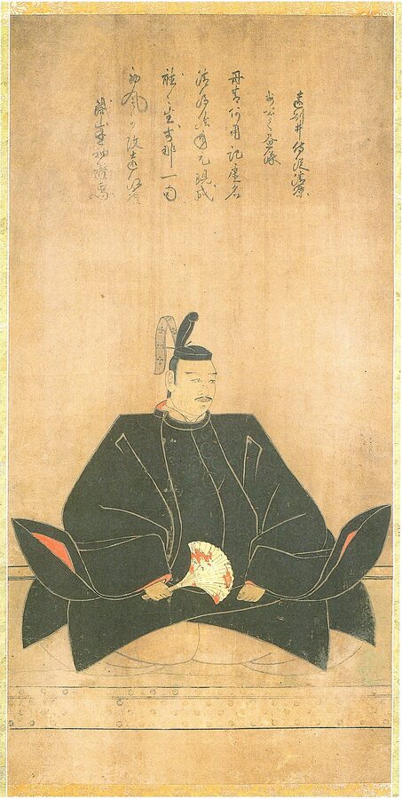 Formal portrait of Ii Naomasa the Red Devil of the Tokugawa Four Heavenly Kings founder of Hikone domain