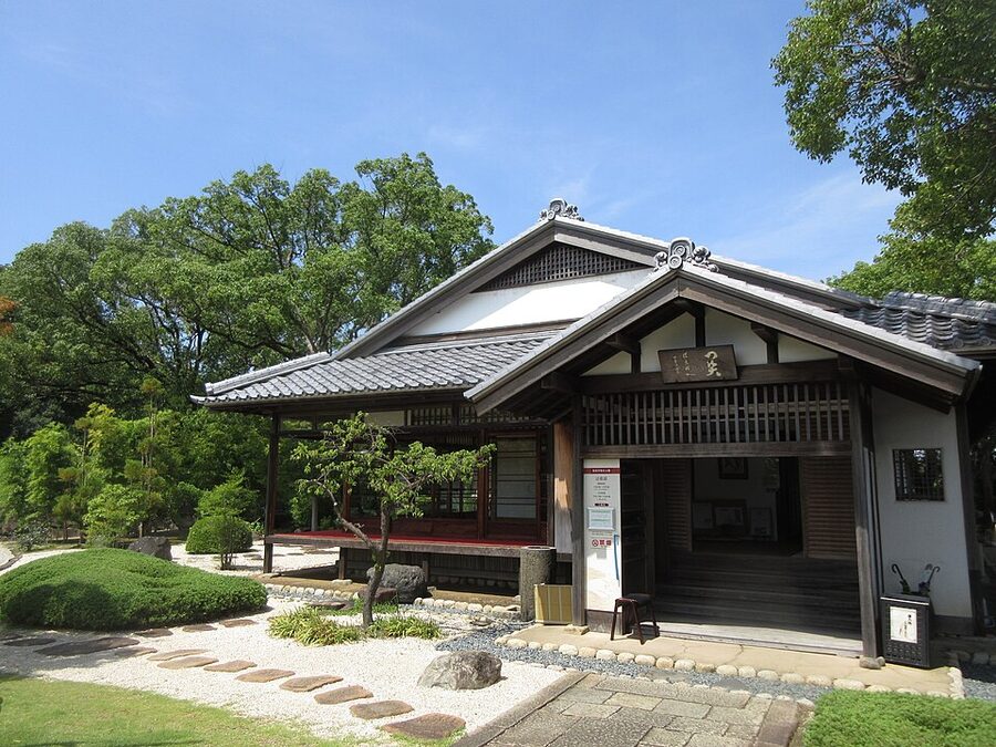 Kyu Konoe-tei former Konoe aristocratic residence preserved within the Nishio Castle park grounds