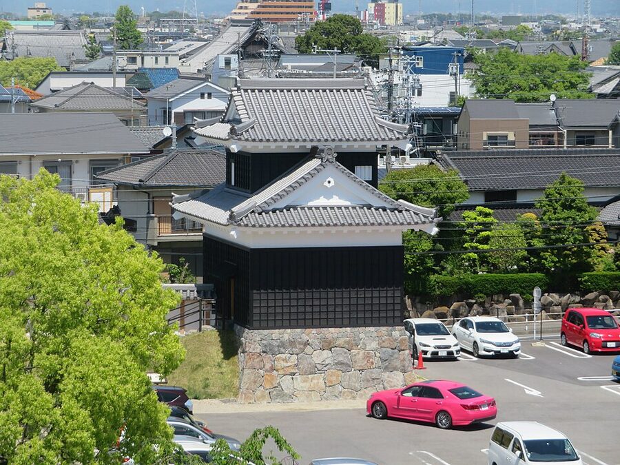 Ninomaru Ushitora Yagura secondary north-east corner tower at Nishio Castle