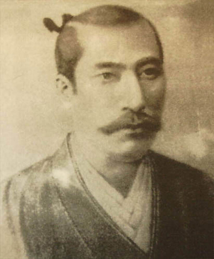 Portrait of Oda Nobunaga held at Sanpōji temple in Yamagata Prefecture, painted between 1582 and 1586 within a few years of his death