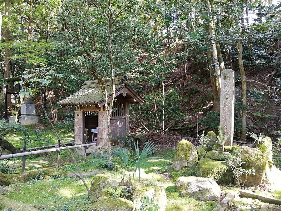 Main hall of Ryotan-ji Iinoya the Ii family memorial temple Shizuoka