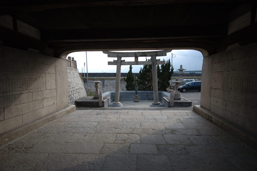 Koritoriba cold-water purification area at Saidai-ji Kannon-in temple, Okayama