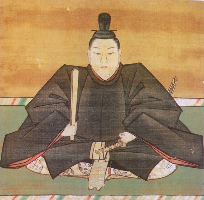 Edo-period portrait of Shimazu Yoshihiro lord of Satsuma and commander of the Western-army left flank at Sekigahara