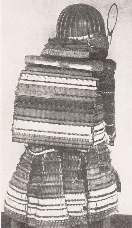 Surviving sixteenth century domaru armour attributed to Takeda Shingen held at the Takeda Shrine treasury