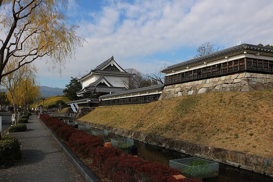Shoryuji Castle reconstructed interior in Nagaokakyo — Mitsuhide's last shelter before the night flight to Ogurusu
