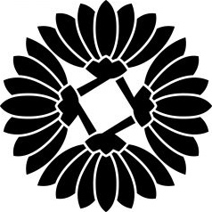 Family crest symbol of the Takeda-no-miya cadet branch of the Japanese imperial family