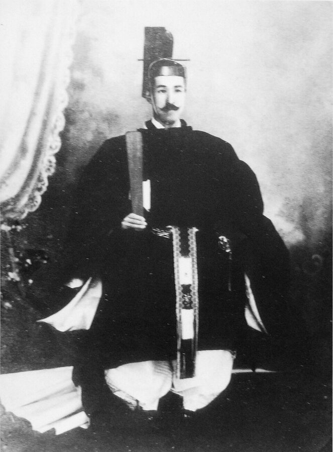 Early 20th century portrait of Prince Takeda Tsunehisa grandson of Emperor Meiji founder of the Takeda-no-miya cadet branch