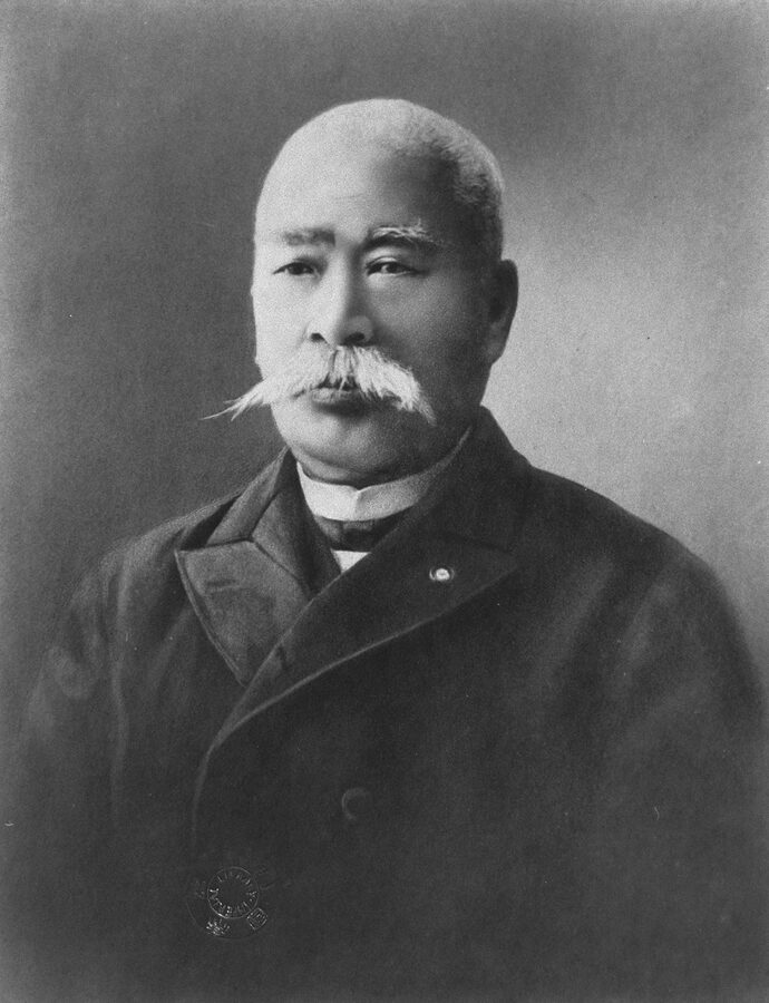 Portrait of Tani Tateki, Tosa-born Meiji army major general and 1877 Kumamoto garrison commander who held the castle for 53 days