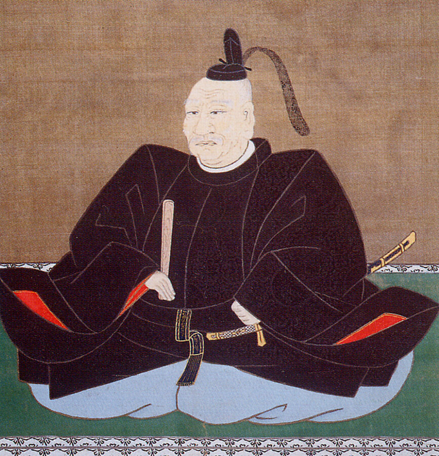 Edo period portrait of Todo Takatora the castle designer who built Uwajima Castle in 1596
