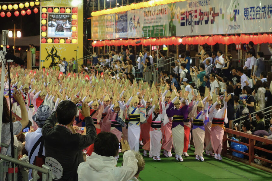So odori grand finale Awa Odori