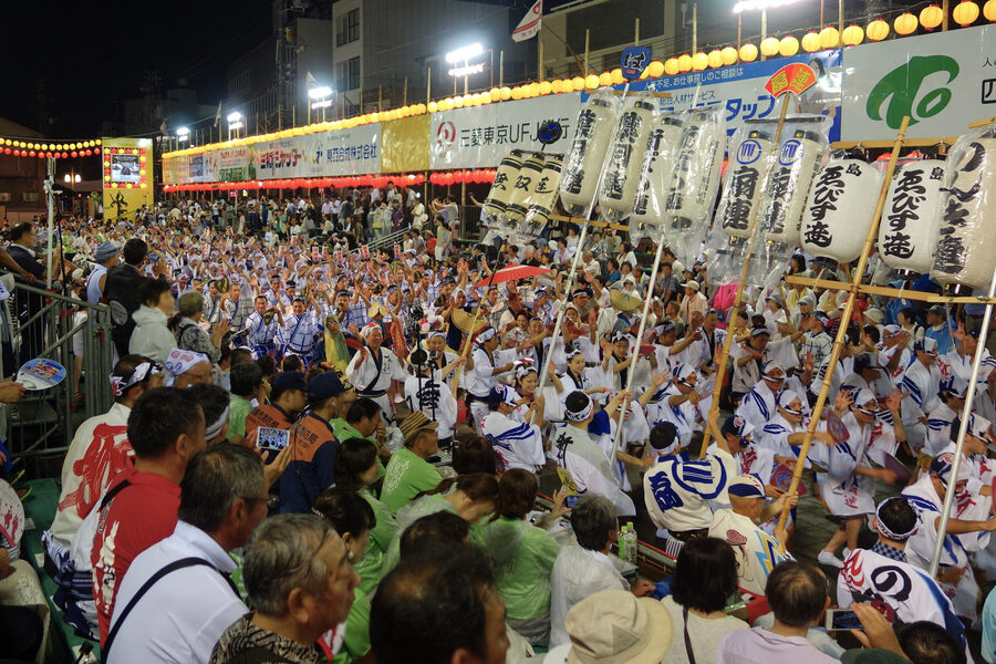 So odori finale stage Awa Odori