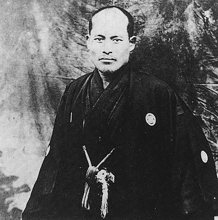 Morihei Ueshiba aged about 25 in 1918, around the period he met Onisaburo Deguchi