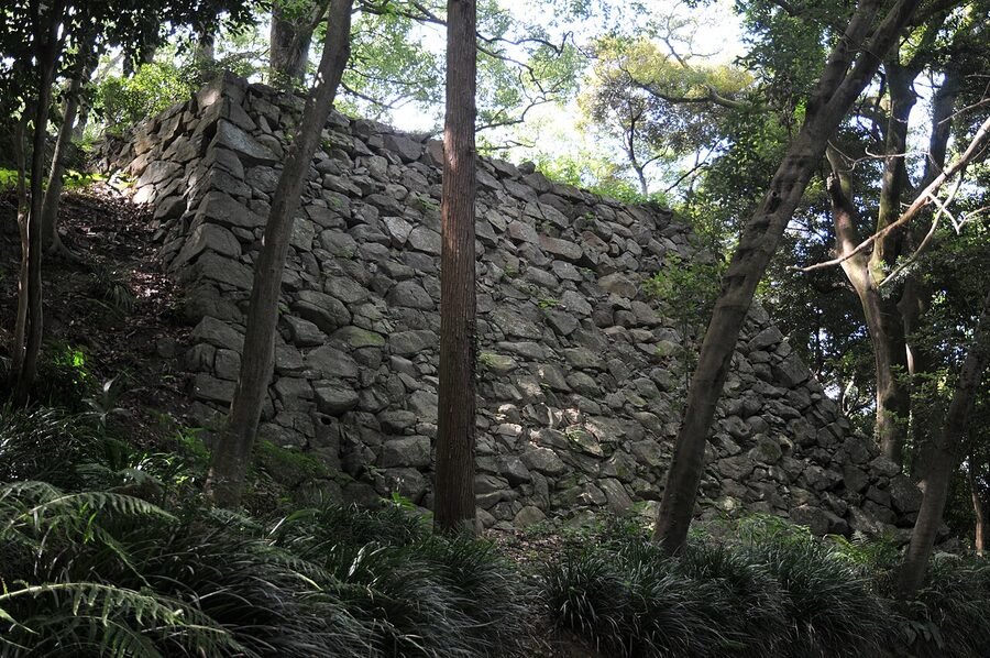 Corner ishigaki of the Minamisumi yagura in Daiemon-maru at Uwajima Castle
