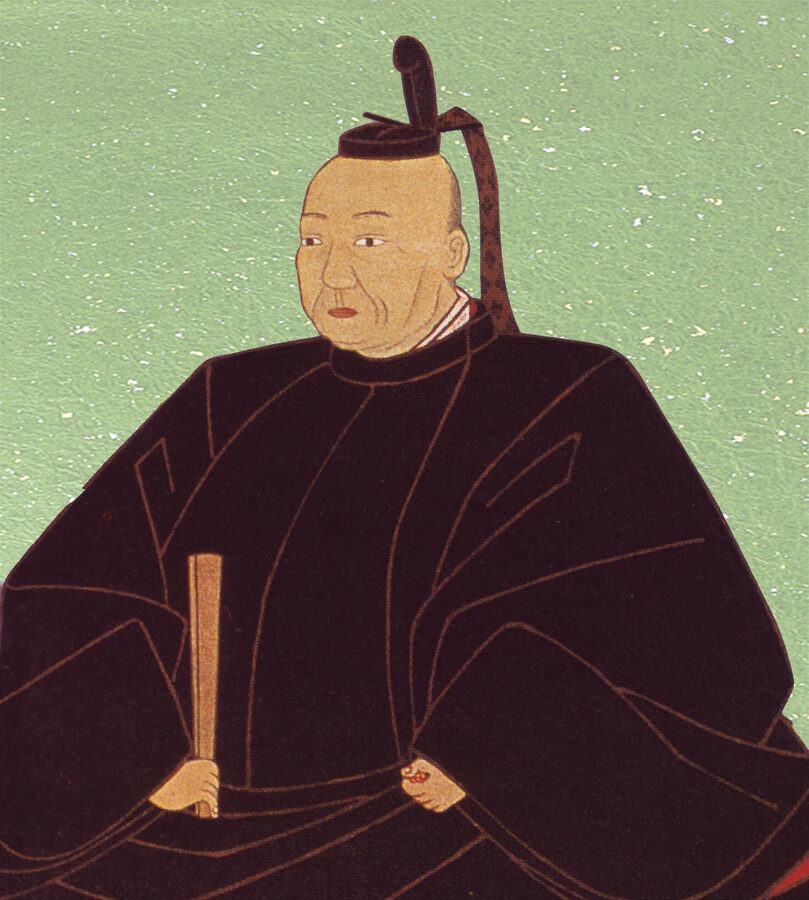 Portrait of Yamauchi Kazutoyo the Sekigahara Eastern veteran who founded Kochi Castle in 1601 after being granted Tosa Province by Tokugawa Ieyasu