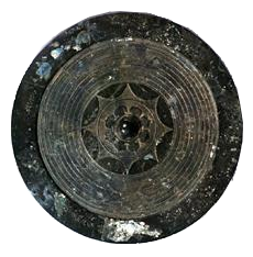 Artist impression of the Yata no Kagami mirror