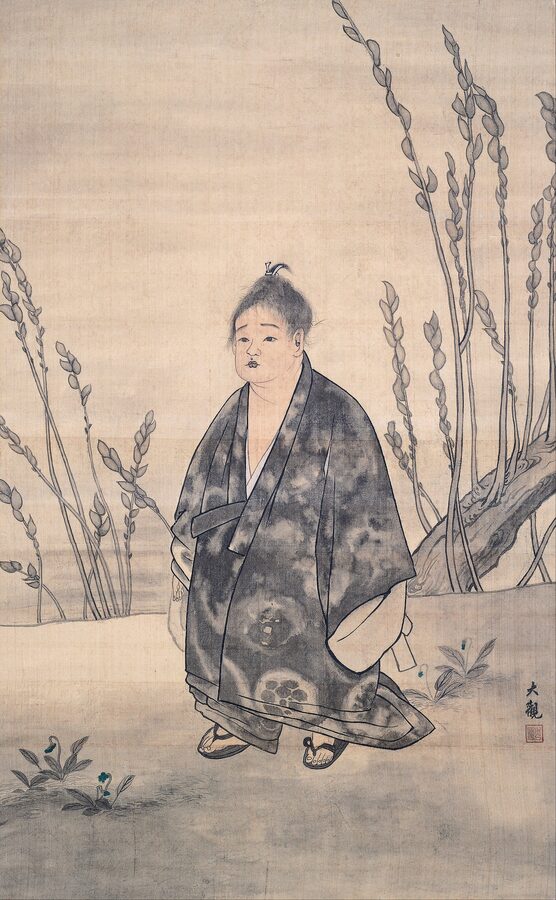 Innocence by Yokoyama Taikan painted in 1897 from the Adachi collection era