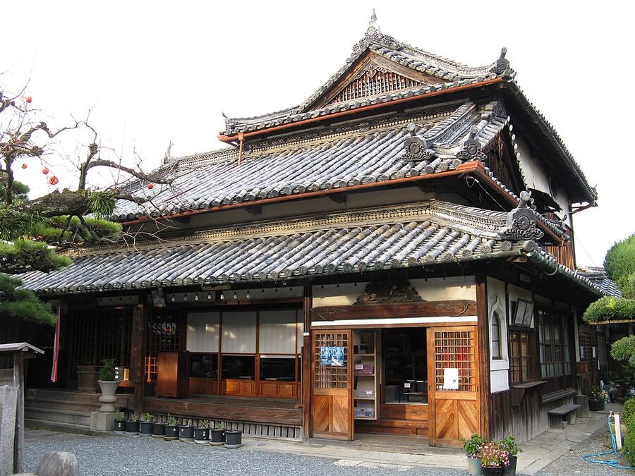 Main hall of Zenmyoshoin temple in Kudoyama Wakayama built on the site of Sanada Yukimura's exile compound